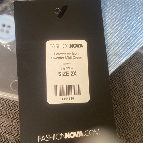 Brand new Fashionova Sweater Midi Dress 2X - Picture 3 of 3